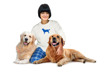 Model with Dogs - Altered 1